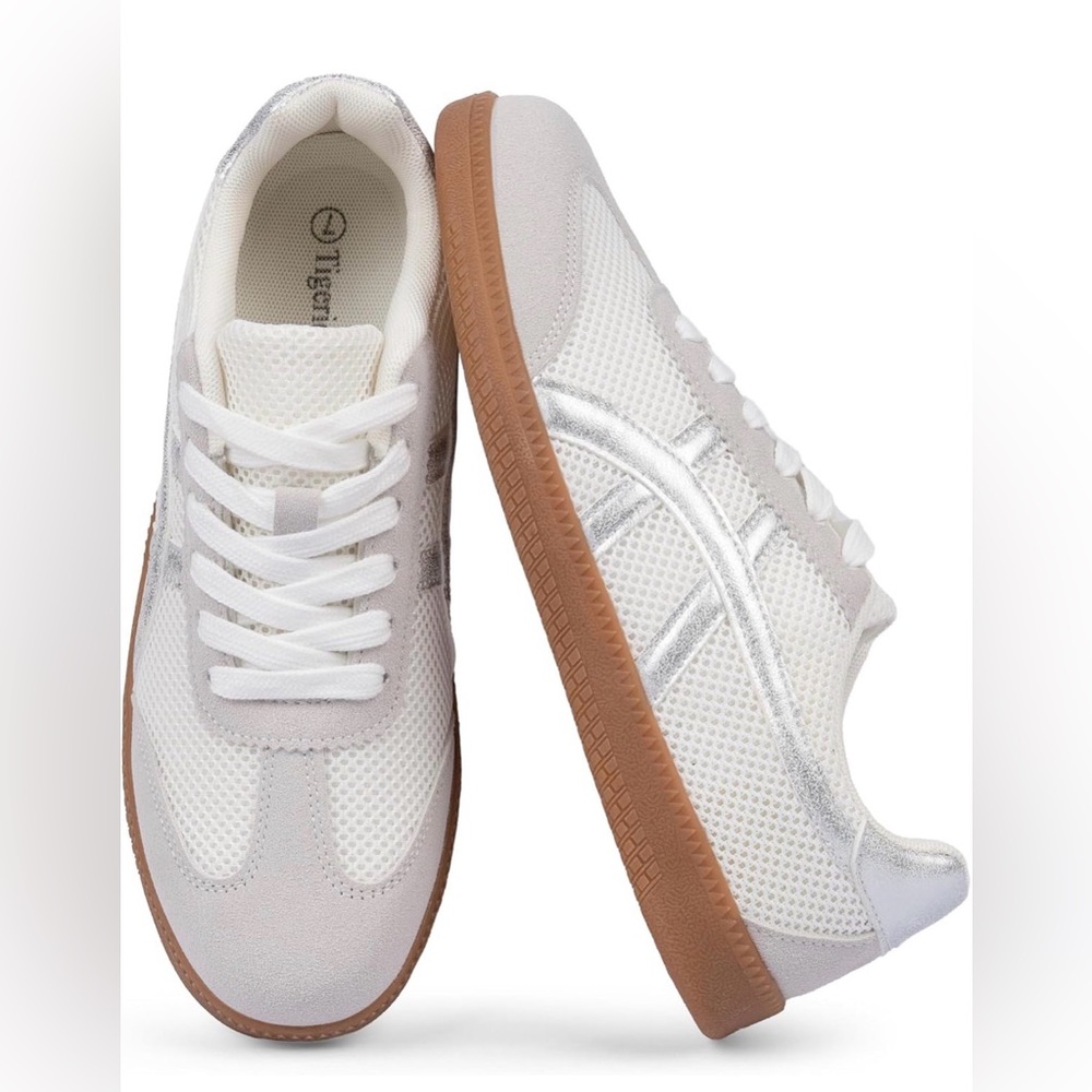 Casual Sneakers for Women Lace Up Tennis Shoes Non Slip Women's Fashion